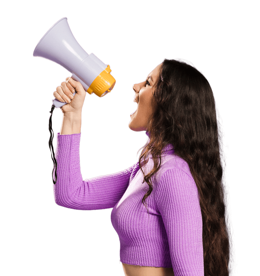 Datacultr Solution Shouting Megaphone
